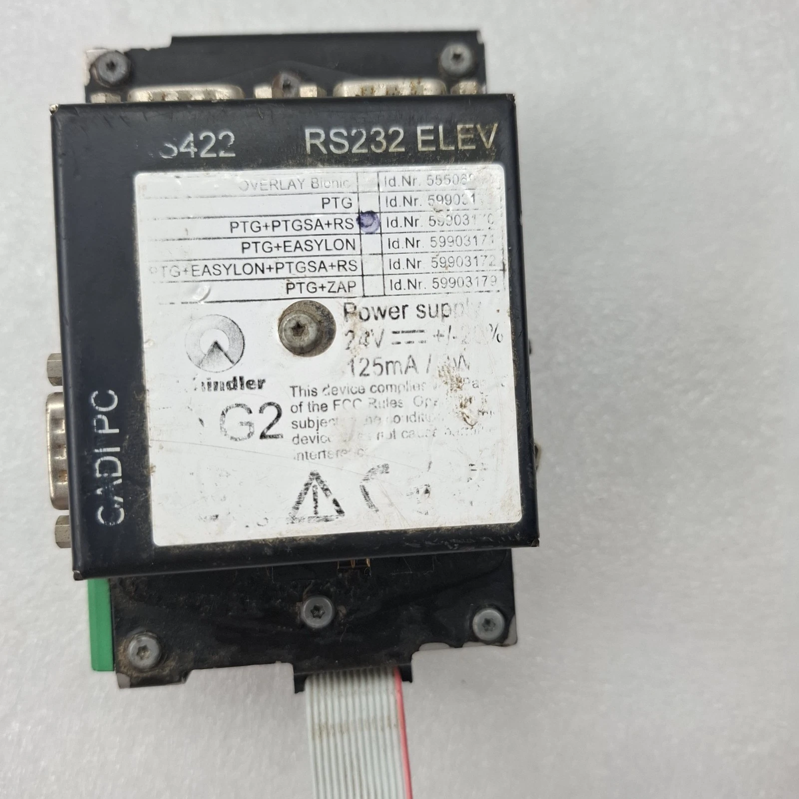 SCHINDLER ELIVATOR KIT PTG+PTGSA+RS For Parts Kit PTGPTGSARS Tested as Photos